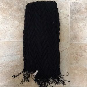 Black gauzy wrap
